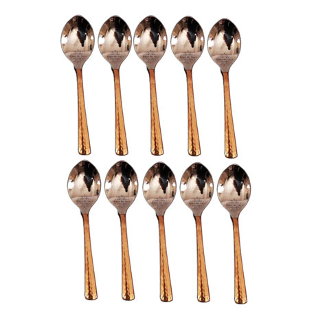 Steel Copper Ice Cream Spoon(Coffee Spoon)