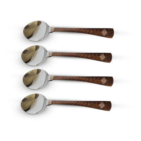 Steel Copper Baby Spoon, Flatware, Tableware Home Hotel